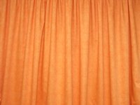 Polyester curtains and drapes are still popular.