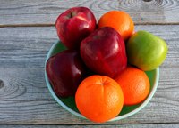 Fruits are a healthy source of vitamins.