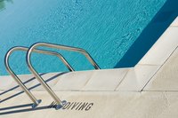 Pool ladders are a key safety element.