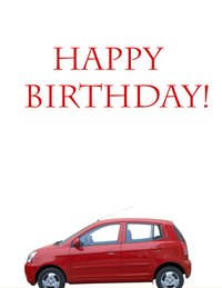 Write something funny in a birthday card.
