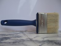 Use a paint brush to apply chemical remover to the cured epoxy.