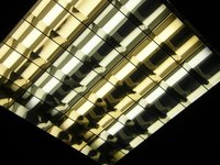 Flourescent lights are efficient but not attractive in the kitchen.