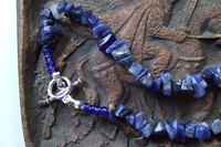 Lapis lazuli consists of several different minerals.
