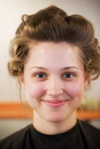 Setting lotions can help hold curls.