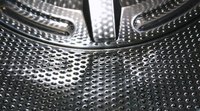Clean stainless steel washers with household cleaning items