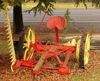 Farm equipment is a big help for productivity.