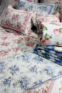 Make a bedspread to match your decor.