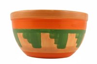 Create fun designs on pottery using homemade paint pens.