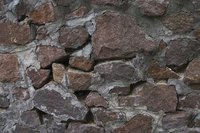 Insulating rock walls can help keep cold air from entering a home.