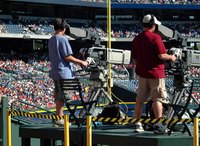 Sportscasters call and analyze all kinds of sports games.