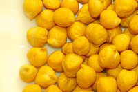 Roasted chick peas are an inexpensive and healthy snack to make at home.