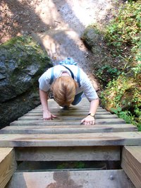 Always face the ladder when climbing or descending