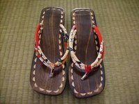 Customized shoes make a fashion statement.