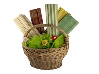 Baskets can be filled with a variety of items and given as gifts.