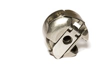 Secure the bobbin case to properly thread a bobbin.