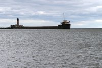 Global supply chains use cargo vessels to ship goods between continents.