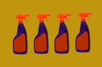 Many commercial cleaning products contain dangerous chemicals.