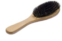 Many natural bristle brushes are made of boar's hair.