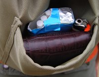 Clean your Vera Bradley backpack in your home's washing machine.
