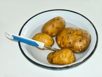 A vegetable peeler is not the easiest way to peel potatoes.