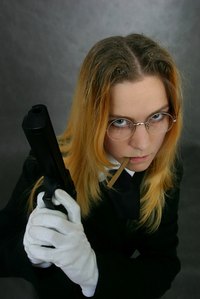 Dressing up at a murder mystery dinner will help get teens into character.