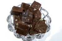 Correctly made fudge is soft and chewy.