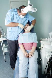 Permanent dental cement is used to bond dental work.