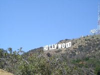 The Hollywood sign is a famous Los Angeles attraction.