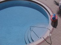 Fiberglass inground pool