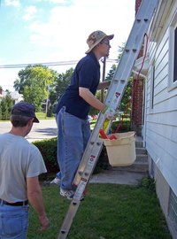 Good gutter guards can keep you off the ladder and avoiding injuries.