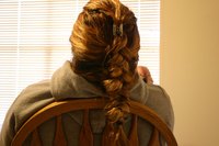 Cornrows are similar to french braiding, just on a much smaller scale.