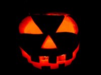 Jack-O-Lanterns are part of the Halloween fun.