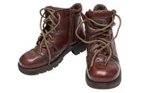 Leather boots can get dirty.