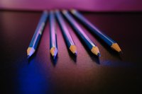 Design campaign materials with markers, colored pencils and paint.