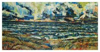 A painting on canvas.