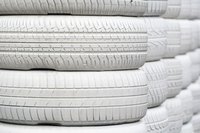 Recyled tires can be used to make asphalt.