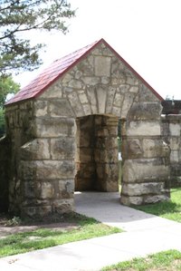 Fieldstone is an attractive building material.