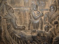 The wood of the camphor tree is often used for cabinetry, instruments and sculpture.