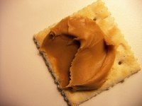 Delicious but messy peanut butter can cause an oily stain.