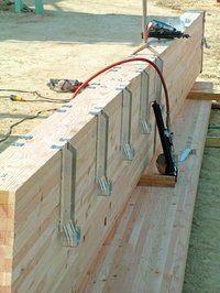 Nail guns make fast work of most framing projects.