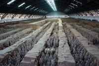 The Terra Cotta Warriors are a much-visited attraction in Xi'an, China.