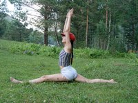 Conduct yoga classes outdoors to raise extra money.