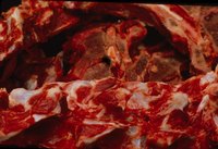 Fresh meat can leak blood, staining the inside of your freezer.
