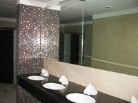 Bathroom fixtures should be replaced if they are old.