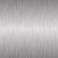 Brushed metal has a distinctive finish.