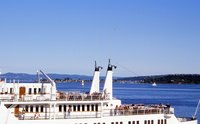 Cruise ship at port