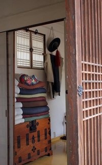 New sliding closet doors feature attractive designs.