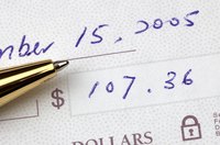 A post-dated check indicates a promise to pay at a later date.