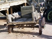 Farm wagons allowed early settlers to expand American territories.