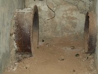 Abandoned cisterns are dangerous if not filled properly.